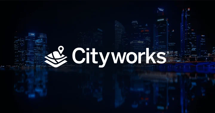 Image of the logo of Cityworks, a municipality software